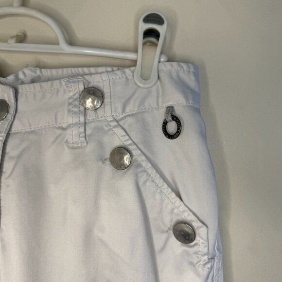 White Satin Y2K capri pants - Picture 3 of 5